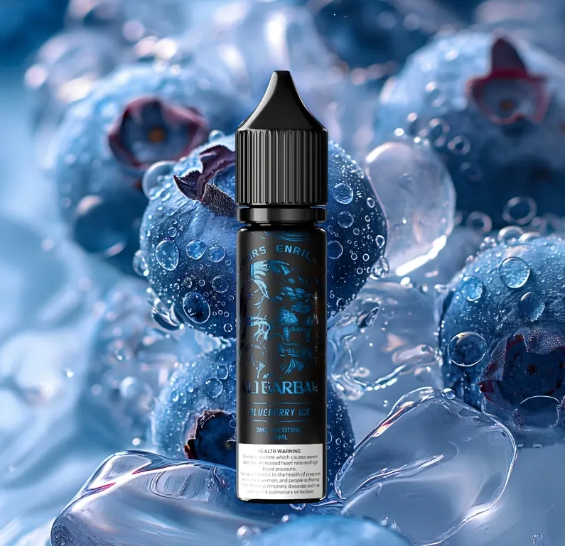 Alibarbar Hookah Onyx Pod Vape - آيس التوت الأزرق: تجربة نكهة عصرية تلبي ذوق مستخدمي الكويت